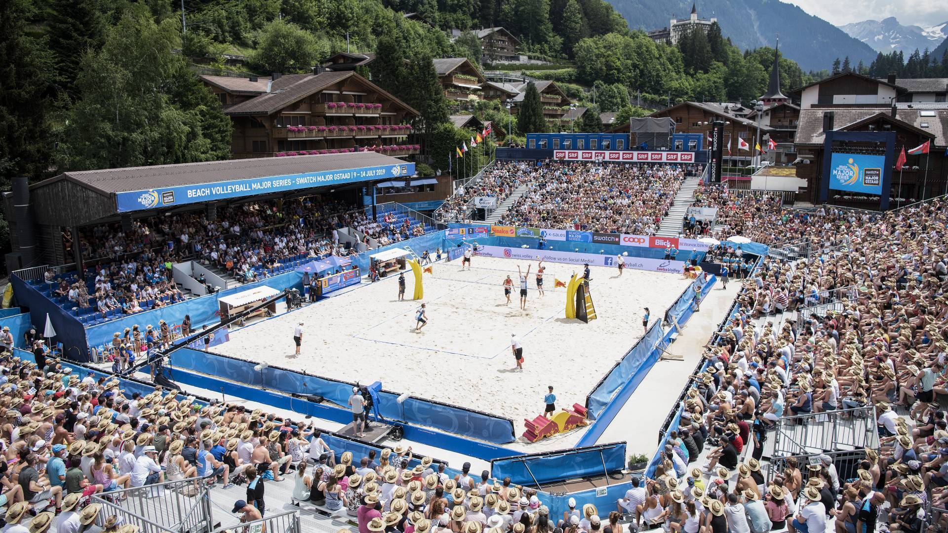 Beachvolleyball-Turnier in Gstaad