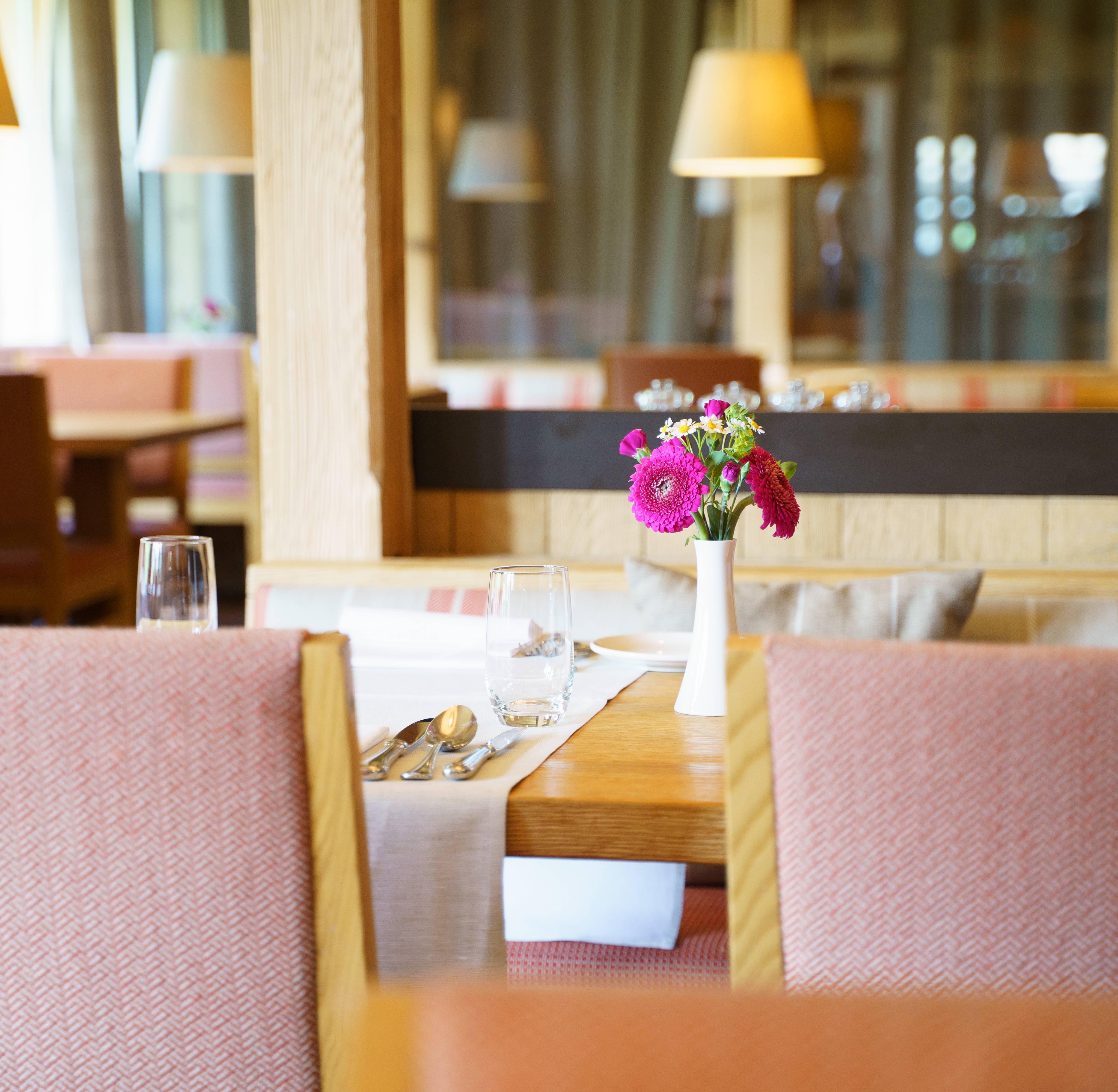 A table at the Müli restaurant