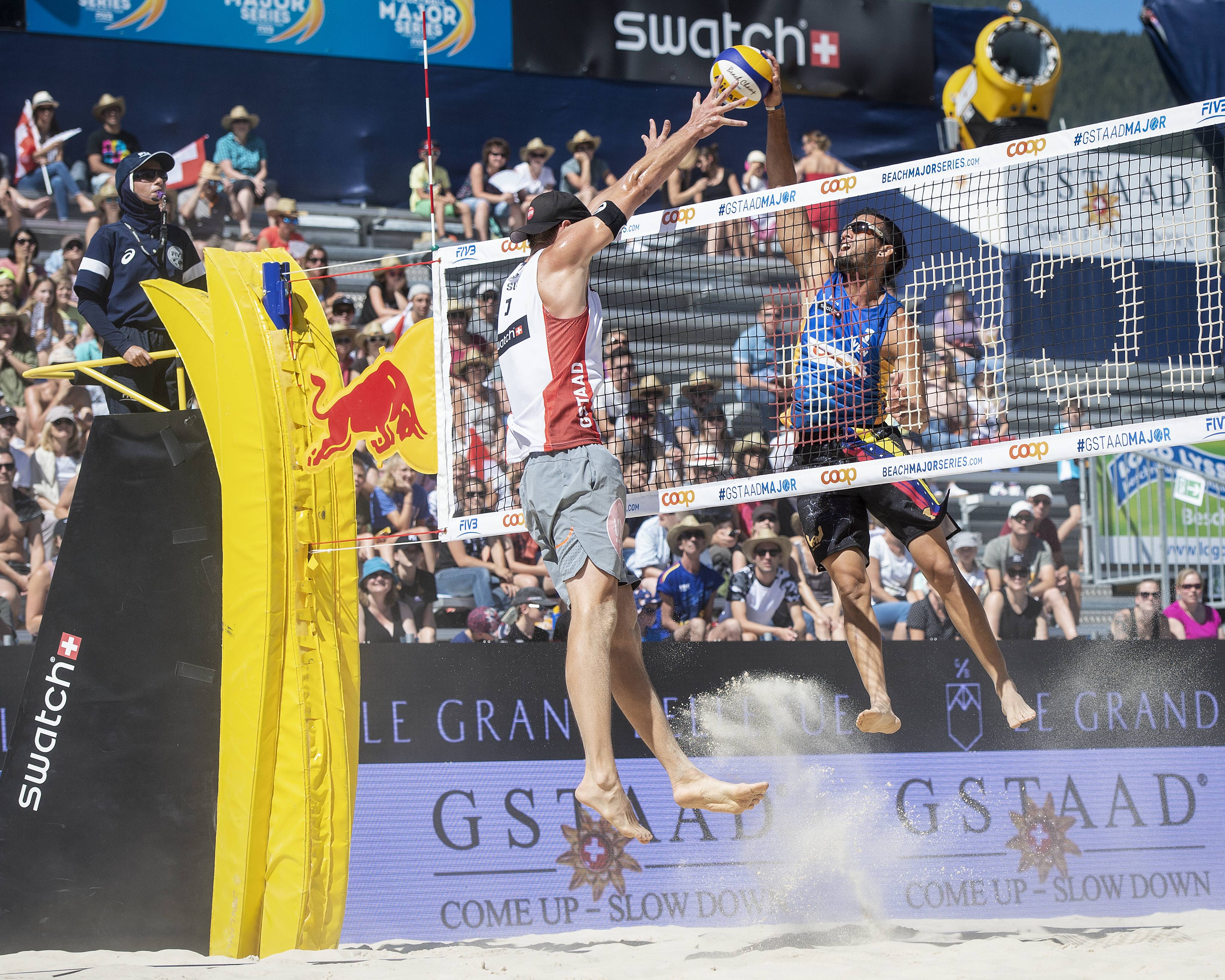 Beachvolleyball in Gstaad