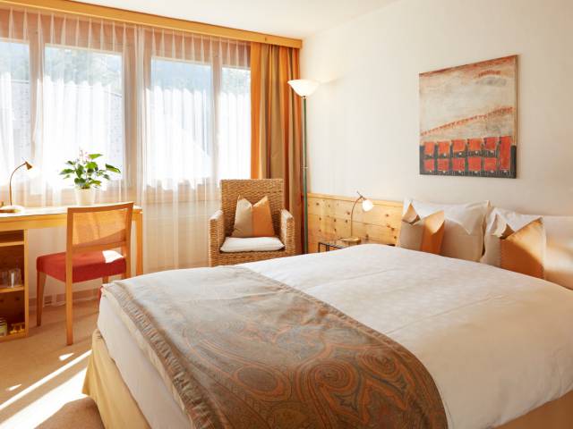 Doppelzimmer des Hotel Gstaaderhof in Gstaad