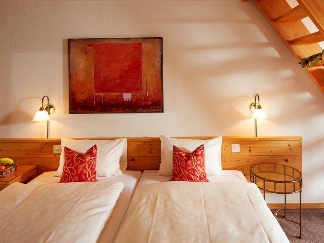 Familienzimmer des Hotel Gstaaderhof in Gstaad