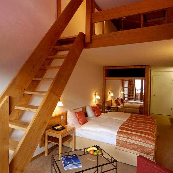 Familienzimmer mit 2. Stockwerk im Hotel Gstaaderhof