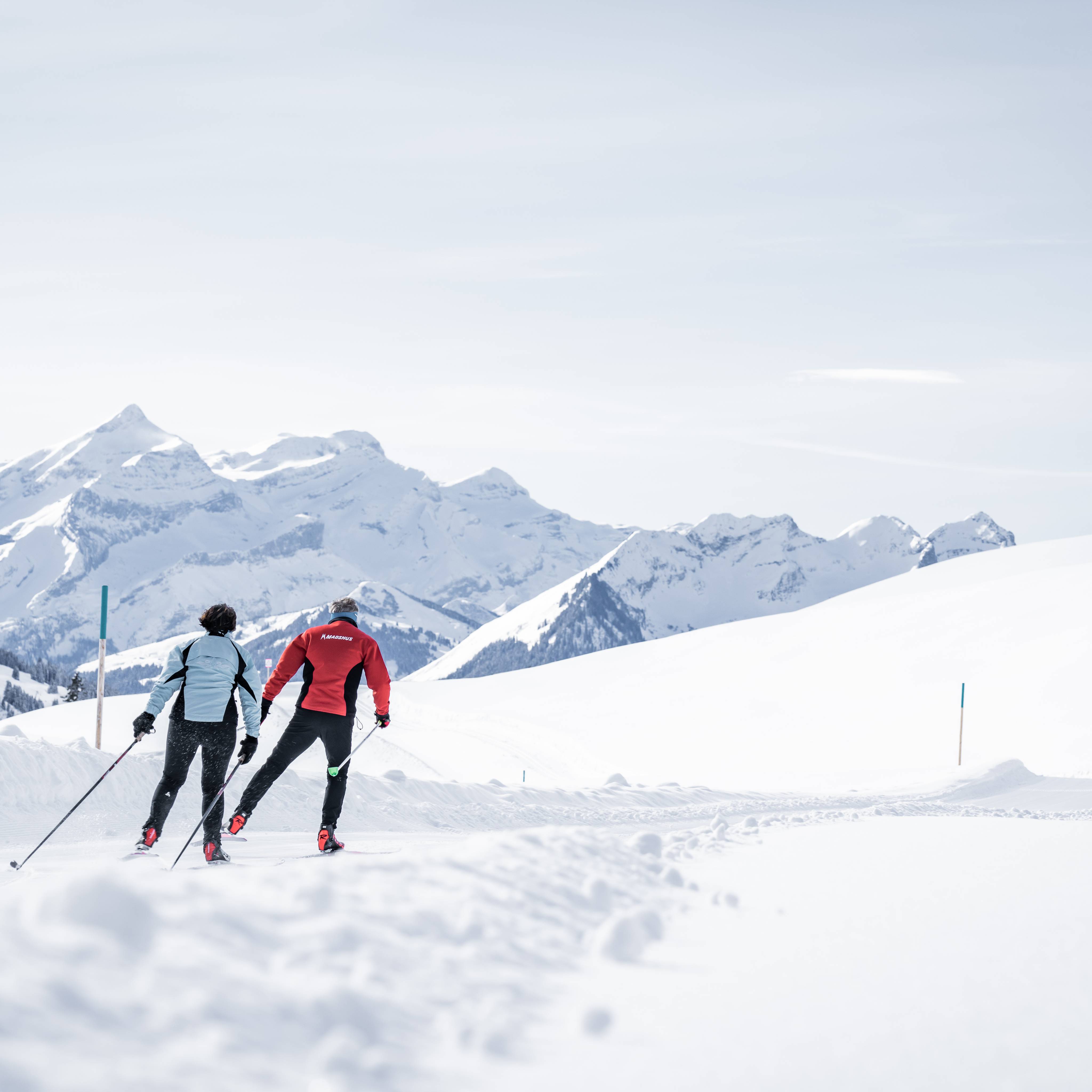 Langlauf in Gstaad