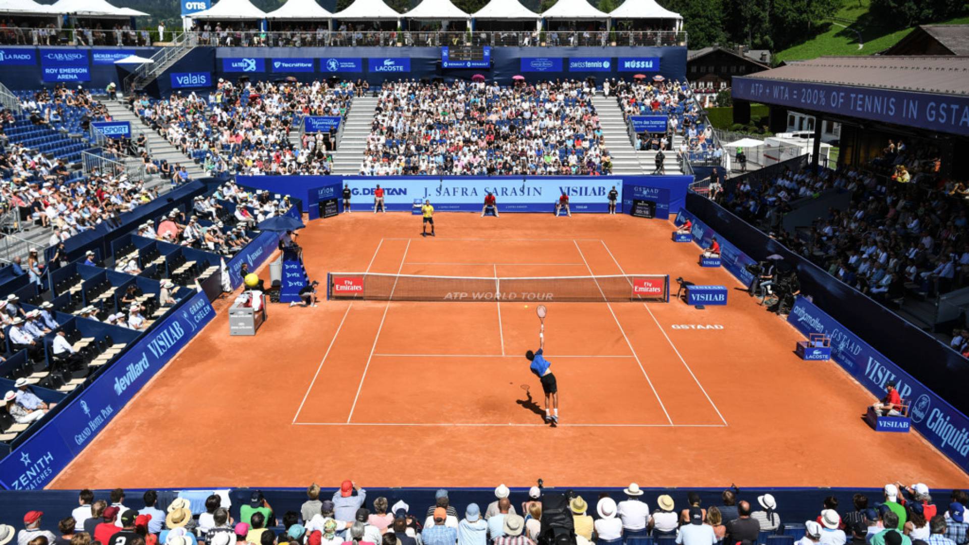 Gstaad Tennis Spiel