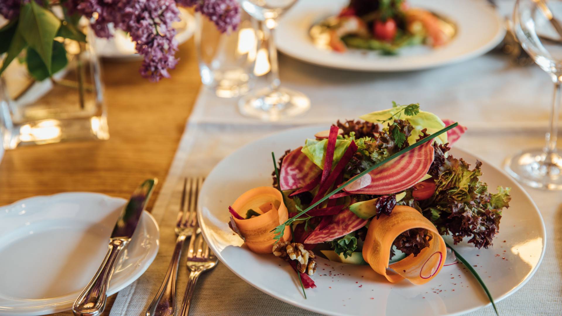 Salat im Restaurant Müli