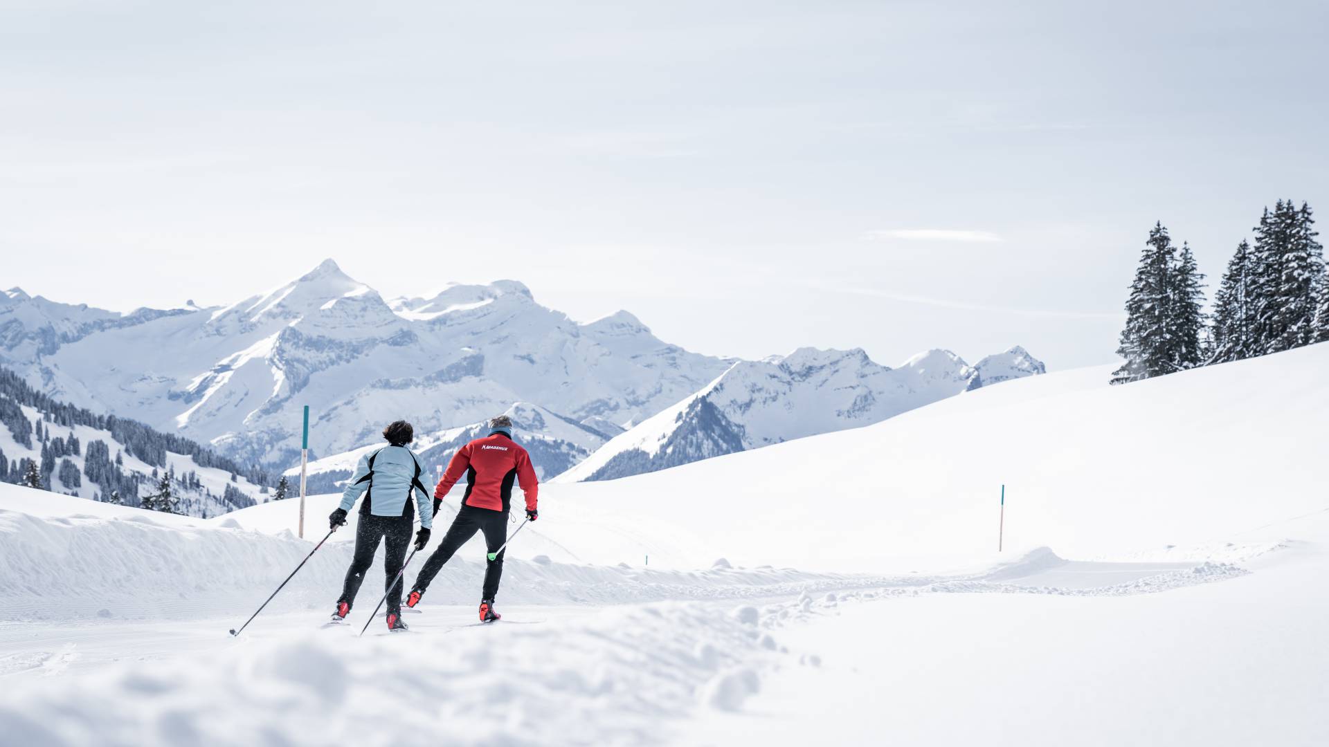 Langlauf in Gstaad